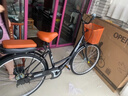 EG7自行车成人女士轻便单车通勤上班变速普通亲子复古男式 【基础款】单速-黑 26英寸【适合:155-175cm】 实拍图