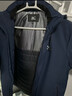 美津浓户外棉服男秋冬夹克外套上衣连帽防风保暖百搭登山服 藏青  XL 实拍图