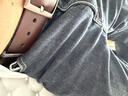 牛当家 真皮皮男牛皮腰带针扣头层牛皮1101生日礼物 深咖色 115cm 实拍图