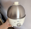 小熊（Bear） 煮蛋器 小型家用电蒸锅智能定时不锈钢蒸蛋器自动断电蒸锅鸡蛋羹迷你鸡蛋器易操作 单层 【旋钮定时+304不锈钢】ZDQ-B07C3 实拍图