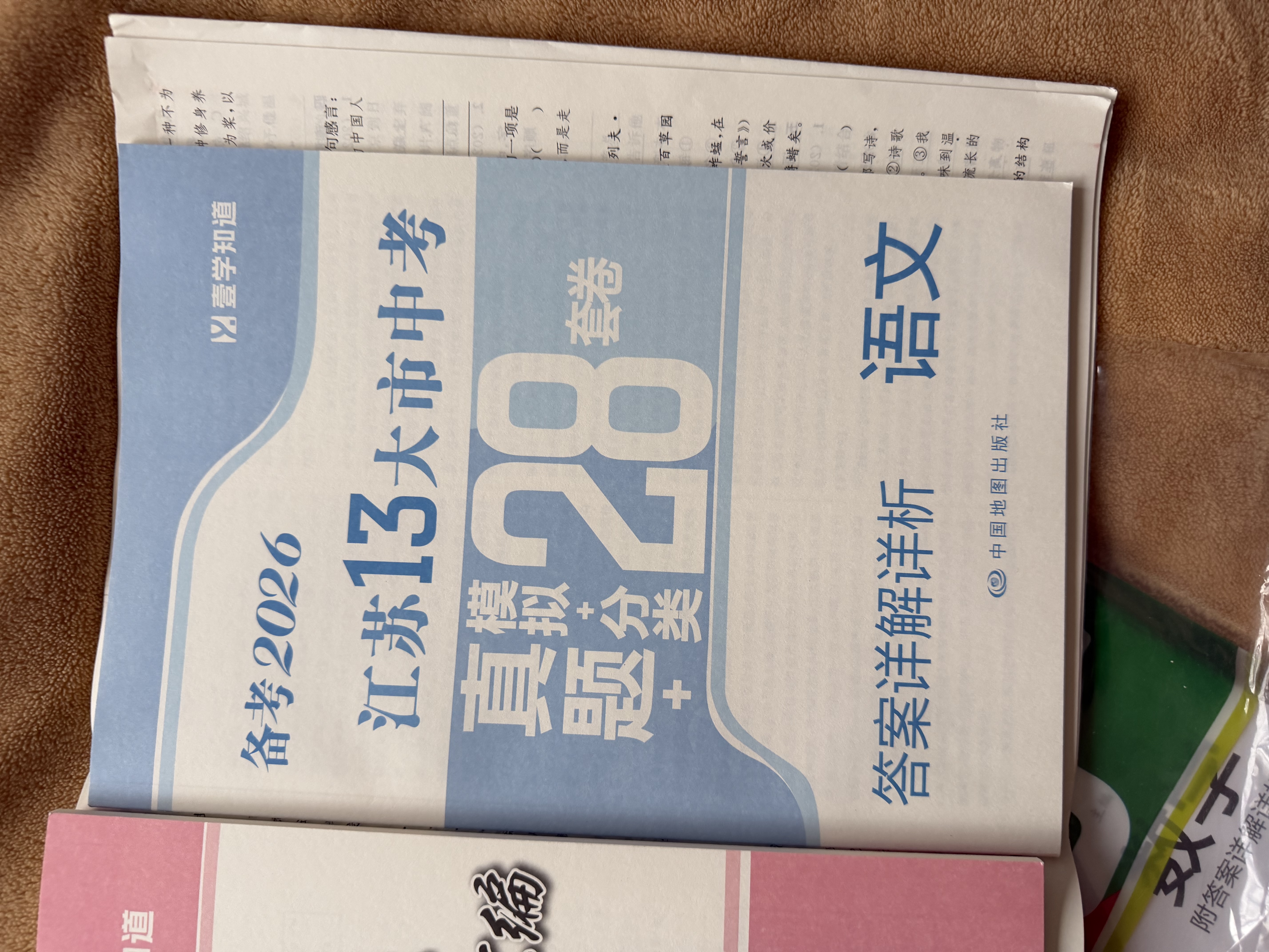 【科目可选】备考2027江苏省十三大市中考试卷真题模拟分类28套卷语文数学英语物理化学政治历史地理生物会考13大市中考真题卷模拟含2026年真题十三大市卷子中考总复习 【全5本】江苏13大市中考卷 语 实拍图