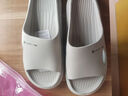 洁丽雅防臭拖鞋男士夏季2025新款居家室内浴室洗澡eva家用防滑凉拖鞋女 浅灰 【1.0性价比 | 无甲醛致癌物】 42-43 【适合41-42码】 实拍图