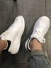 苏系新款暴麦昆小白鞋2026春夏季正品百搭白色透气奢侈情侣经典板鞋男 白-黑皮尾（官方品质）精美礼品 42 男码 实拍图