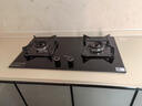 美的（Midea）【液化气/煤气罐 】燃气灶双灶具 家用5.0kW台嵌两用 高热效 可调节底盘 Q325-M 实拍图