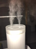 几素桌面加湿器迷你卧室宿舍床头家用空气加湿器车载加湿器无线usb充电便携纯净加湿送女男友生日礼物 白色电池款【4根滤芯+双倍健康加湿】 实拍图
