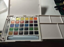 樱花（SAKURA）固体水彩颜料30色套装NCW-30H荷兰泰伦斯便携透明水彩写生学生绘画用品速写马克笔绘画 实拍图