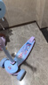 迪士尼（Disney）儿童滑板车1-3-6-12岁折叠三轮踏板车闪光款轮男女玩具车冰雪奇缘 实拍图