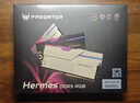 宏碁掠夺者（PREDATOR）48G(24G×2)套装 DDR5 6000频率 台式机内存条 Hermes冰刃系列 RGB灯条(C28) 石耀黑 AI电脑配件 实拍图