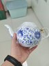 盛天下 景德镇陶瓷青花瓷小茶壶釉中彩过滤泡茶单壶小号功夫茶具手抓壶 缠枝莲-青花茶壶-250Ml 实拍图