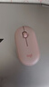 罗技（Logitech）LOGITECH PEBBLE 无线蓝牙鼠标 静音鼠标 办公鹅卵石造型 轻薄便携 时尚小巧 星幕紫 实拍图
