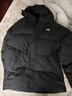 adidas 拒水防泼防风保暖鸭绒羽绒服面包服男女同款阿迪达斯官方   黑色   M 实拍图