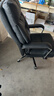 顾全电脑椅人体工学椅真皮办公椅可躺久坐舒适老板椅C570金黑皮 实拍图