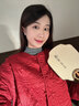 塔驰密司（touchmiss）新中式轻国风红色绣花棉服外套女秋冬新年战袍保暖小棉袄 中国红 2XL 晒单实拍图