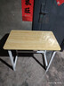 舒客艺家 电脑桌台式小户型小桌子家用学习桌写字办公书桌电竞长条桌子 木纹白架单桌80*50*74 加固电脑桌 实拍图