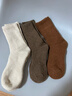 北极绒羊毛袜子冬季男士棉袜加绒加厚抗菌防臭美利奴羊绒中筒雪地秋冬袜 实拍图