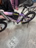 永久儿童自行车6-10-15岁以上中大童变速减震山地车单车赛车男女孩 辐条-维卡紫【减震 碟刹 99%装】 20寸7速【适合130-155cm】 实拍图