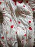 安阳童装冬季婴儿连体棉袄夹棉加厚150g宝宝棉服新生儿棉衣睡袋 大红平安喜乐棉袄 80cm 实拍图
