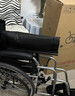 鱼跃(yuwell)轮椅车H051折叠老人轻便旅行手推车钢管免充气胎代步车 实拍图