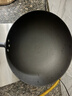 炊大皇铁锅手工铸铁0涂层古法非遗泥膜铸铁锅聚油圆底炒菜锅32cmFY32NMY 实拍图