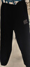 361°童装 儿童裤子25冬季男女童3-14岁针织长裤 【加绒】经典黑 150 实拍图