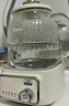 美的（Midea）花漾0胶水全玻璃养生壶 多功能煮茶壶 母婴烧水壶 恒温电热水壶 全自动一体煮茶器1.2L YS12B302J 实拍图