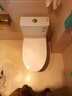 九牧（JOMOO）11396-2-1/31KB-1抗菌一级水效坐便器暴风虹吸式节水马桶305坑距 实拍图