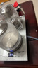 友家铺子（Biooner）全自动底部双上水电热烧水壶玻璃烧水器家用办公茶台茶桌一体嵌入式电茶炉茶具套装 轻奢银三合一 实拍图