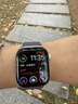 Apple/苹果 【女神节】Watch S11 智能手表GPS款46毫米银色铝金属表壳雾紫色运动型表带S/M 实拍图