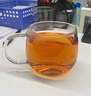 富光花茶杯 男女士茶水分离杯子 双层办公泡茶玻璃杯带把高硼硅水杯 实拍图