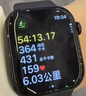 Apple/苹果 Watch Series 10 智能手表GPS款46毫米亮黑色铝金属表壳黑色运动型表带M/L MX273CH/B 实拍图