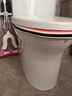 九牧（JOMOO）马桶家用防臭大冲力坐便器小户型大口径虹吸式抽水马桶陶瓷座便器 【一级水效抗菌大冲力】11264 305/300mm 实拍图