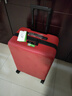 不莱玫行李箱女拉杆箱男旅行箱大容量密码箱子结婚托运箱24英寸 红色 实拍图