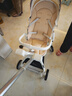 SMARTSTROLLER遛娃神器婴儿推车可坐可躺轻便折叠双向高景观0-6岁用宝宝溜娃车 香槟白(铝合金车架+3D舒适透气) 实拍图