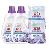 立白衣物柔顺剂套装2L*2瓶+1L*2袋护衣护型防静电香味持久手洗机洗 实拍图