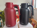 炊大皇保温壶316L不锈钢大容量家用热水壶暖瓶一体无缝内胆2L（复古红） 实拍图