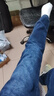罗蒙牛仔裤男士直筒宽松长裤新款春夏弹力休闲裤子男ZH7620雾霾蓝29 实拍图