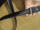 七匹狼（SEPTWOLVES）皮带男真牛皮不带头皮带条自动扣无扣头中青年男士腰带条无头带身 黑色3.0宽无扣头-长110/115 实拍图