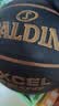 斯伯丁（SPALDING）黑玫瑰金色TF500传奇系列7号篮球室内室外比赛级七号篮球77-850Y  实拍图