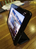 CangHua iPad mini5/4保护套 2019款7.9英寸保护壳苹果平板电脑三折支架超薄全包防摔皮套 CK22-黑色 实拍图