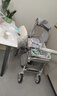 ANGI BABY婴儿车高景观婴儿推车可坐可躺轻便折叠双向推行宝宝推车遛娃神器 银灰色【可坐可躺+四轮避震】 婴儿车可坐可躺一键收车四轮减震 实拍图