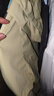 鸭鸭（YAYA）佟丽娅同款轻薄羽绒服女新款秋冬季休闲短款连帽轻便韩版排骨外套 抹茶绿色 L 实拍图