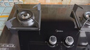 美的（Midea）【天然气】燃气灶双灶家用5.0KW大火力黑晶宽面板台嵌两用双灶 Q330 实拍图