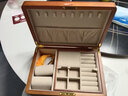 森物社实木首饰盒高档轻奢带锁项链黄金手饰品收纳盒结婚生日礼物女士 实拍图
