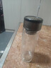 【京东物流配送】高硼硅双层玻璃杯大容量泡茶杯水杯子茶水分离杯 【双层加厚】茶杯350ml1只 实拍图