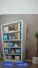酷林书架落地简约书柜简易多层置物架客厅卧室储物收纳柜子 6层暖白色 实拍图