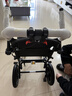 康倍星（COVNBXN）轮椅折叠轻便老人专用旅行便携式老年手推代步车医用家用BZ 4拉杆便携减震款【12英寸蜂窝轮+自锁卡扣】BZ 实拍图
