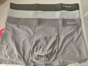 猫人男士内裤男冰丝无痕凉感10A虫草抑菌透气裤衩大码男生平角短裤头 黑色+铂灰+灰蓝 10A抑菌冰丝 3条 XL （建议120斤-140斤） 实拍图