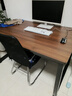 超·奈（CHAONAI）【顺丰到家】电脑桌家用台式简约办公卧室小户型学习桌简易书桌子 【单桌25MM厚桌面】黑架+古橡木 长140CM宽80CM高75CM 实拍图