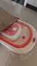 劳可里尼（NOCOLLINY）婴儿洗澡盆可折叠 儿童浴盆大号可坐可躺 宝宝洗澡桶新生儿童用品 【浴架套餐】樱花粉+可调节浴架 实拍图