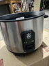三角牌（Triangle）电饭煲家用不锈钢电饭锅3L煮饭锅2-3人老式电饭煲304不锈钢胆米饭锅带蒸笼TG-Z30X12Z 实拍图